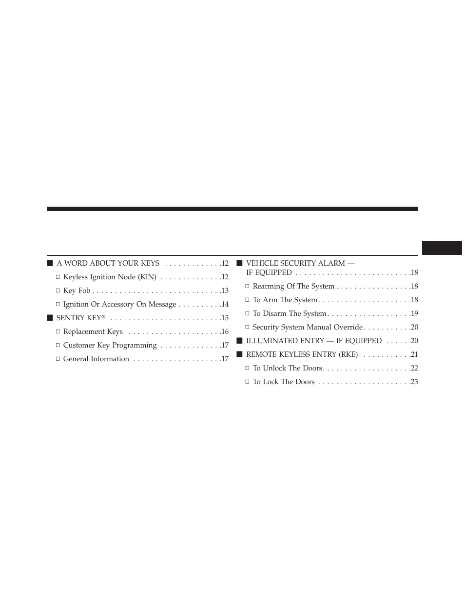 Dodge 2013 Charger SRT8 User Manual | Page 11 / 587