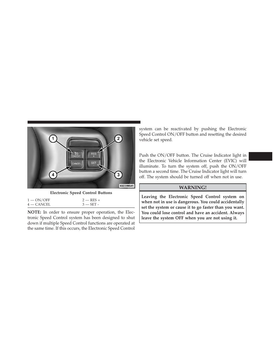 To activate | Dodge 2013 Charger SRT8 User Manual | Page 241 / 587