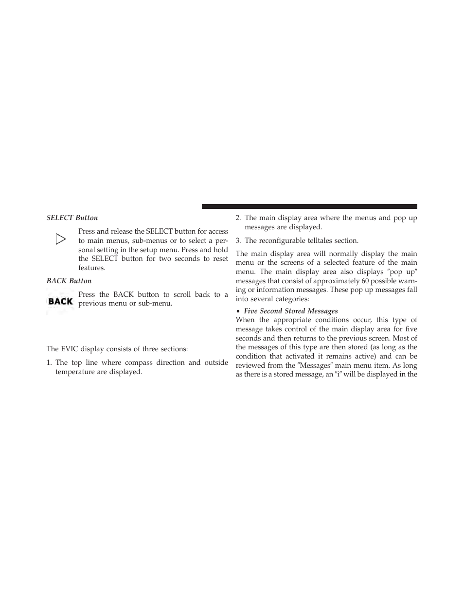 Electronic vehicle information center (evic), Displays | Dodge 2013 Charger User Manual | Page 328 / 622