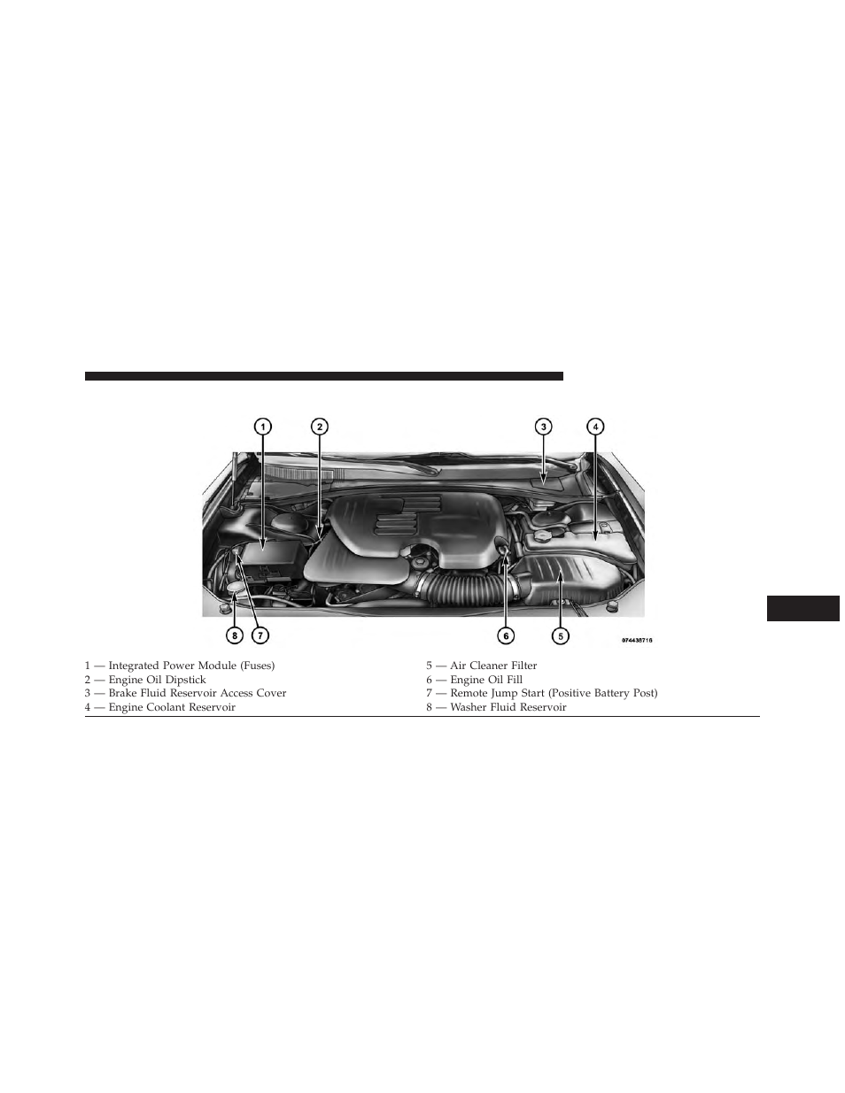 Engine compartment — 3.6l | Dodge 2013 Charger User Manual | Page 527 / 622