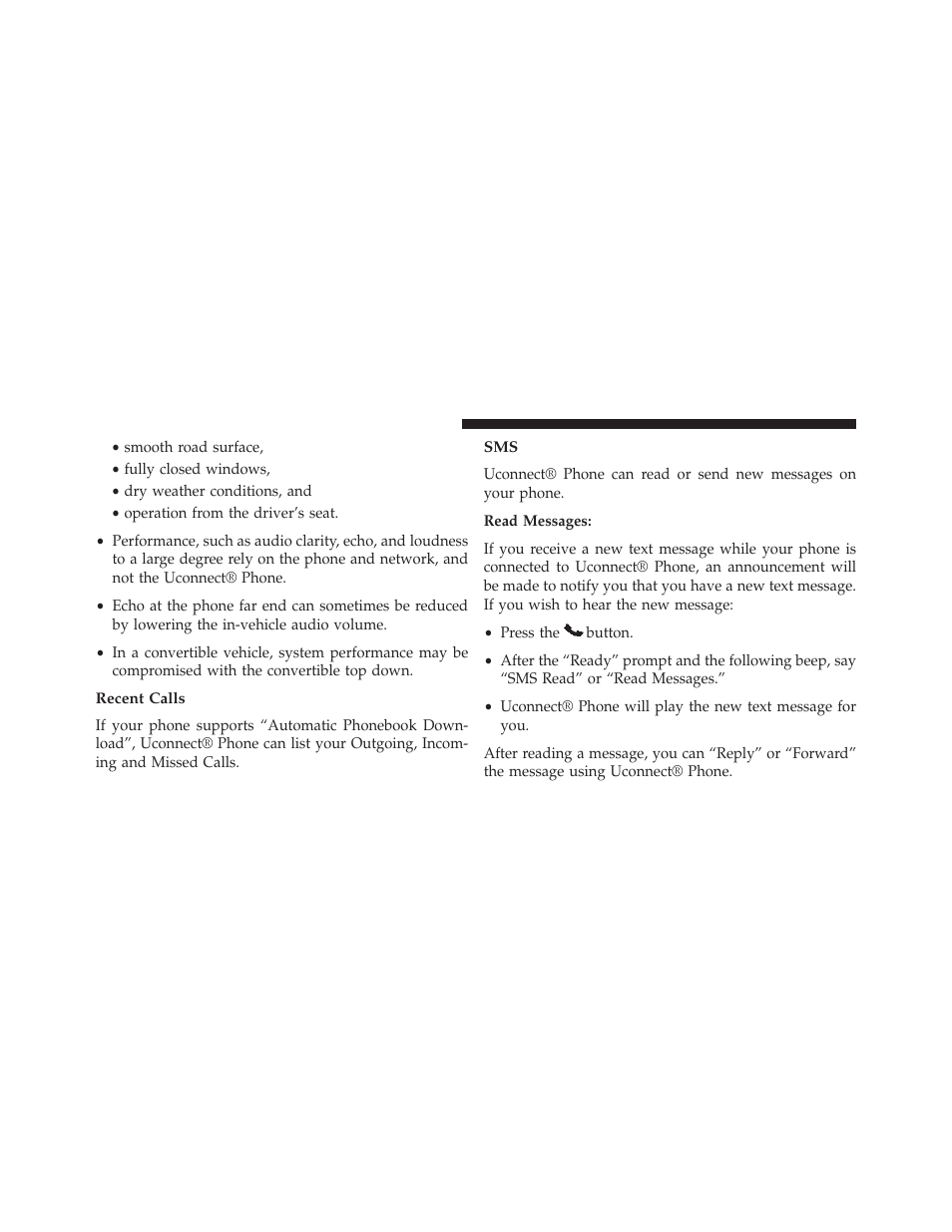 Recent calls | Dodge 2013 Challenger SRT8 User Manual | Page 134 / 512