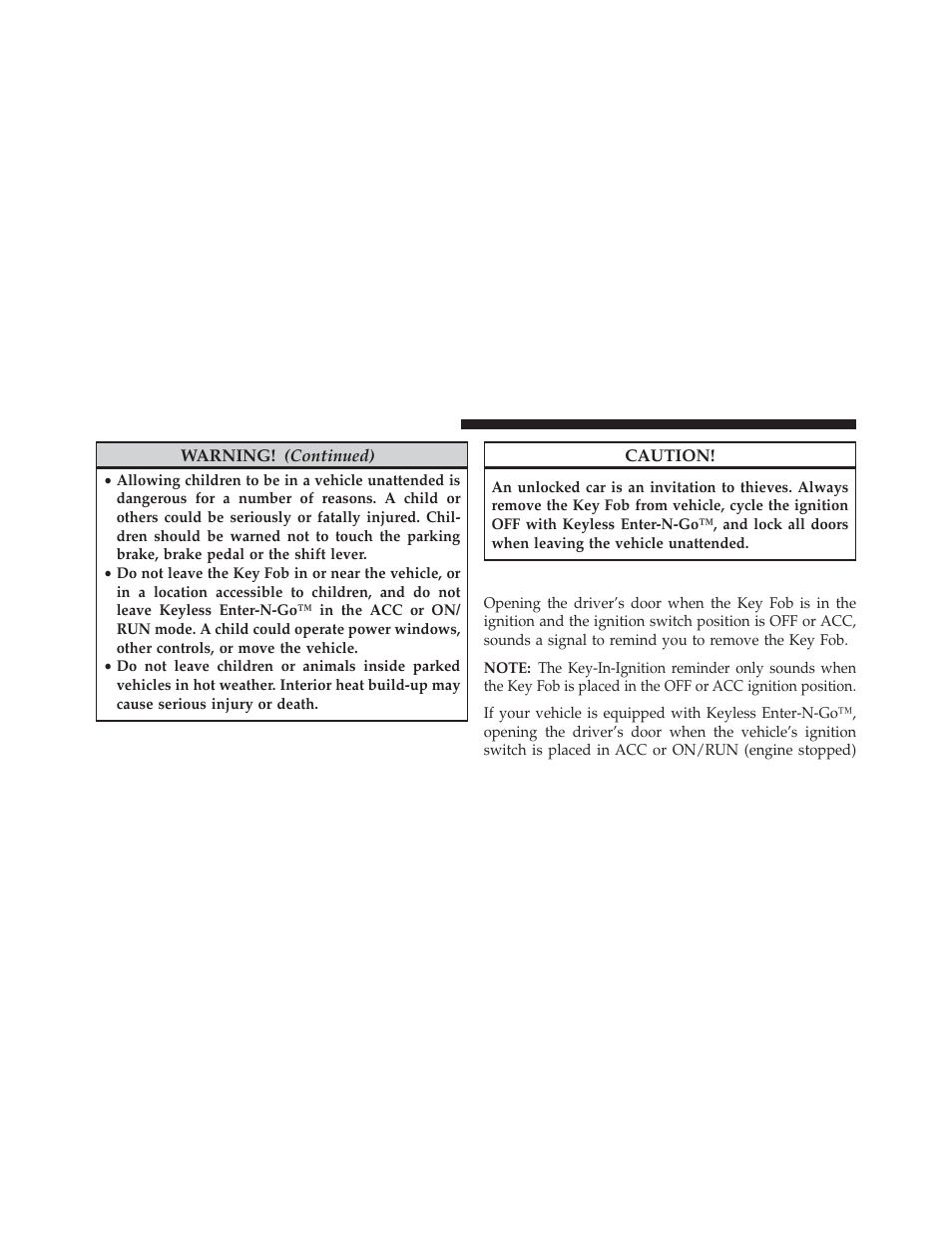 Key-in-ignition reminder | Dodge 2013 Challenger SRT8 User Manual | Page 18 / 512