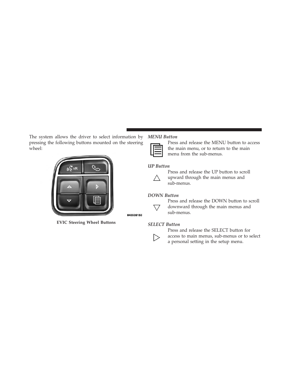 Dodge 2013 Challenger SRT8 User Manual | Page 222 / 512