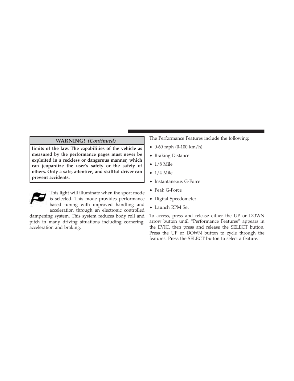 Dodge 2013 Challenger SRT8 User Manual | Page 228 / 512