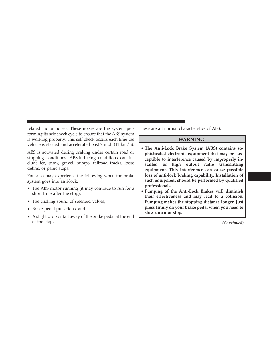Dodge 2013 Challenger SRT8 User Manual | Page 327 / 512
