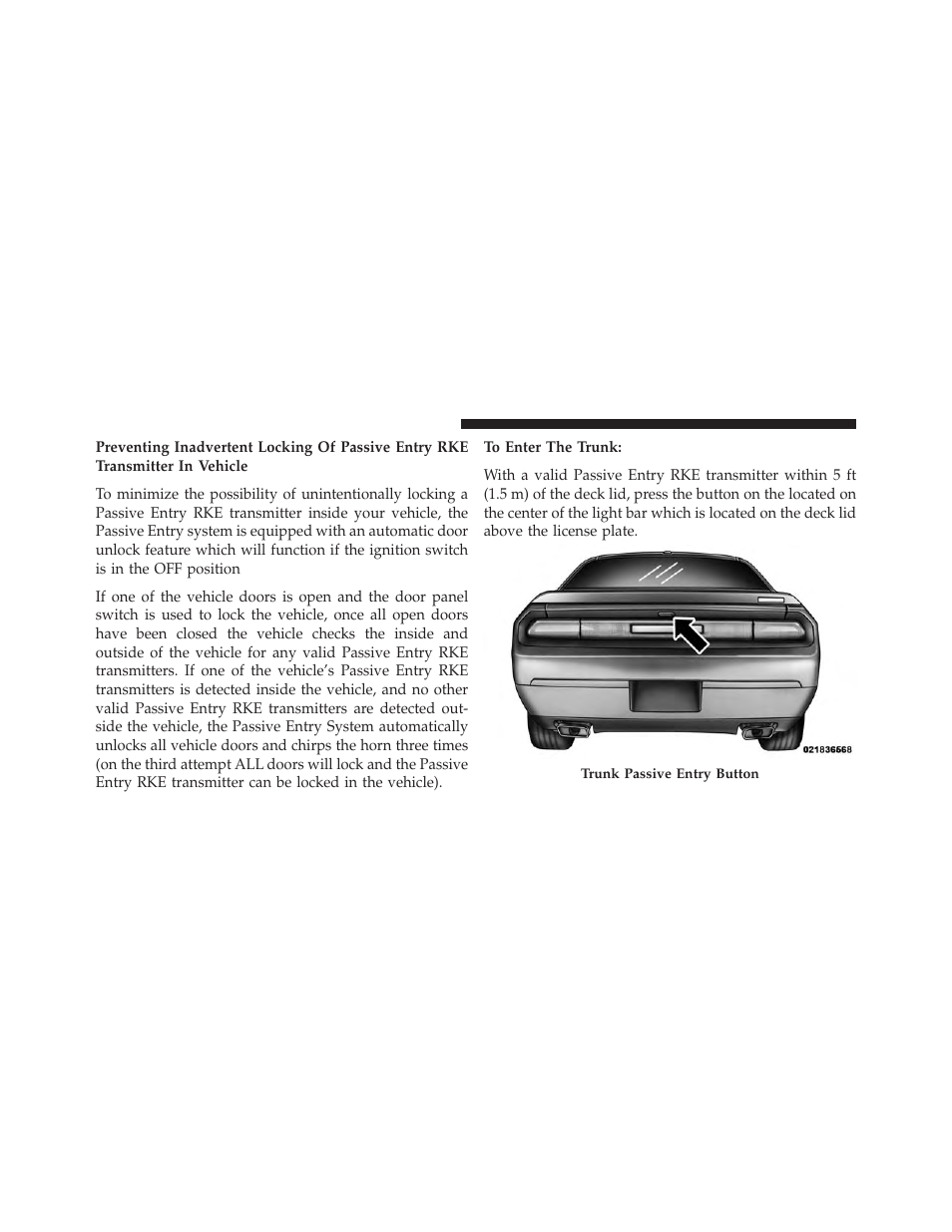 Dodge 2013 Challenger SRT8 User Manual | Page 40 / 512