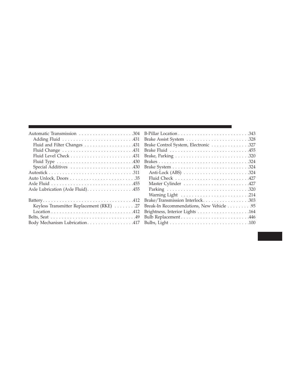 Dodge 2013 Challenger SRT8 User Manual | Page 493 / 512