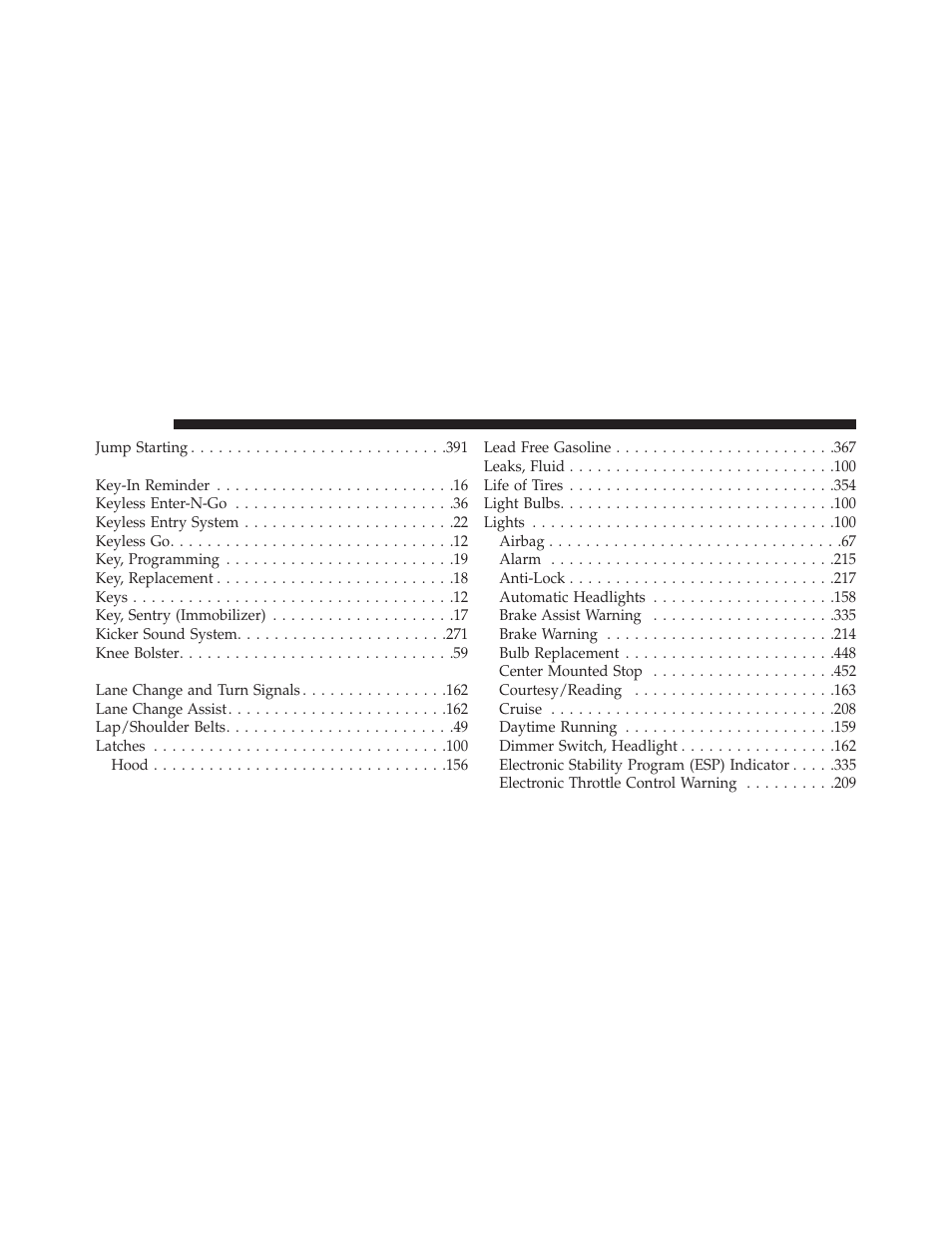 Dodge 2013 Challenger SRT8 User Manual | Page 500 / 512