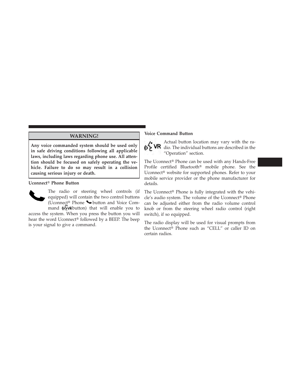 Dodge 2013 Challenger User Manual | Page 125 / 537