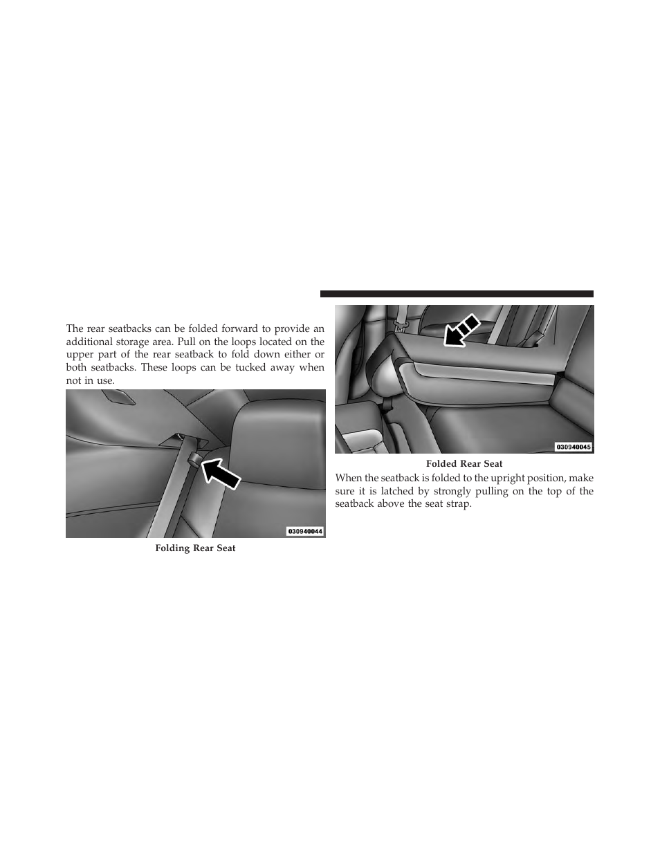 Folding rear seat | Dodge 2013 Challenger User Manual | Page 170 / 537