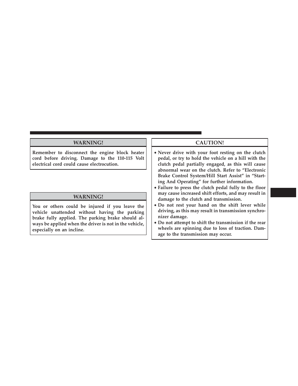 Manual transmission — if equipped, Six-speed manual transmission | Dodge 2013 Challenger User Manual | Page 311 / 537