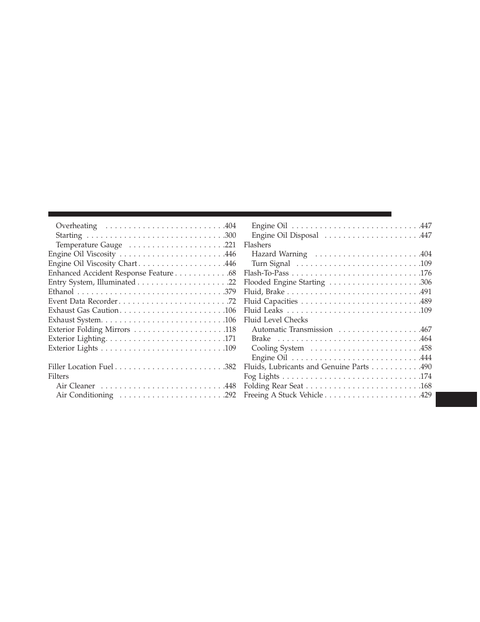 Dodge 2013 Challenger User Manual | Page 521 / 537