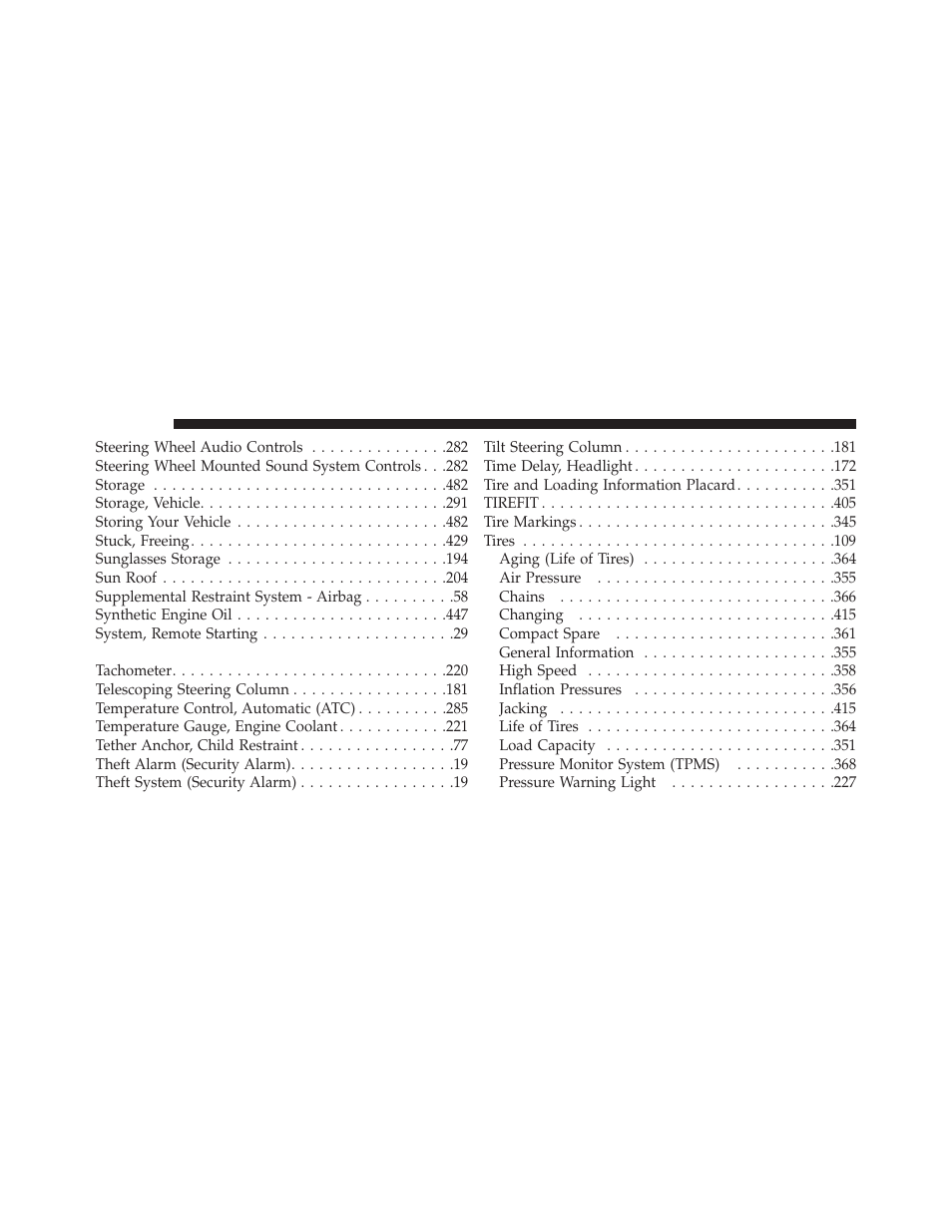 Dodge 2013 Challenger User Manual | Page 532 / 537