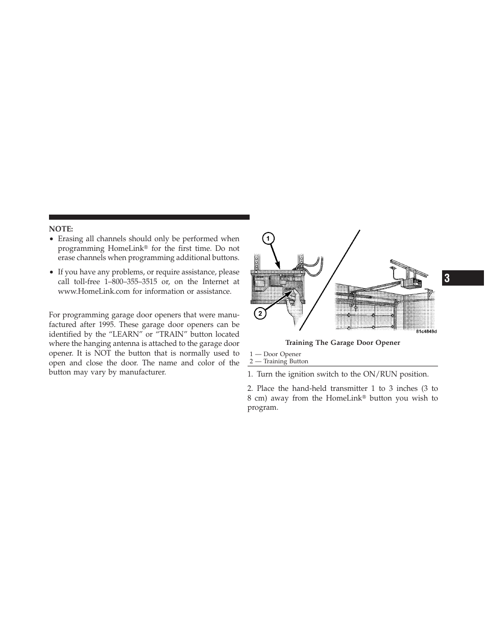 Programming a rolling code | Dodge 2012 Ram User Manual | Page 195 / 730