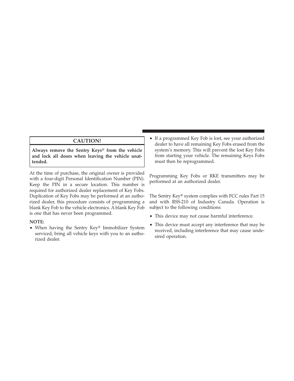 Customer key programming, General information | Dodge 2012 Ram User Manual | Page 20 / 730