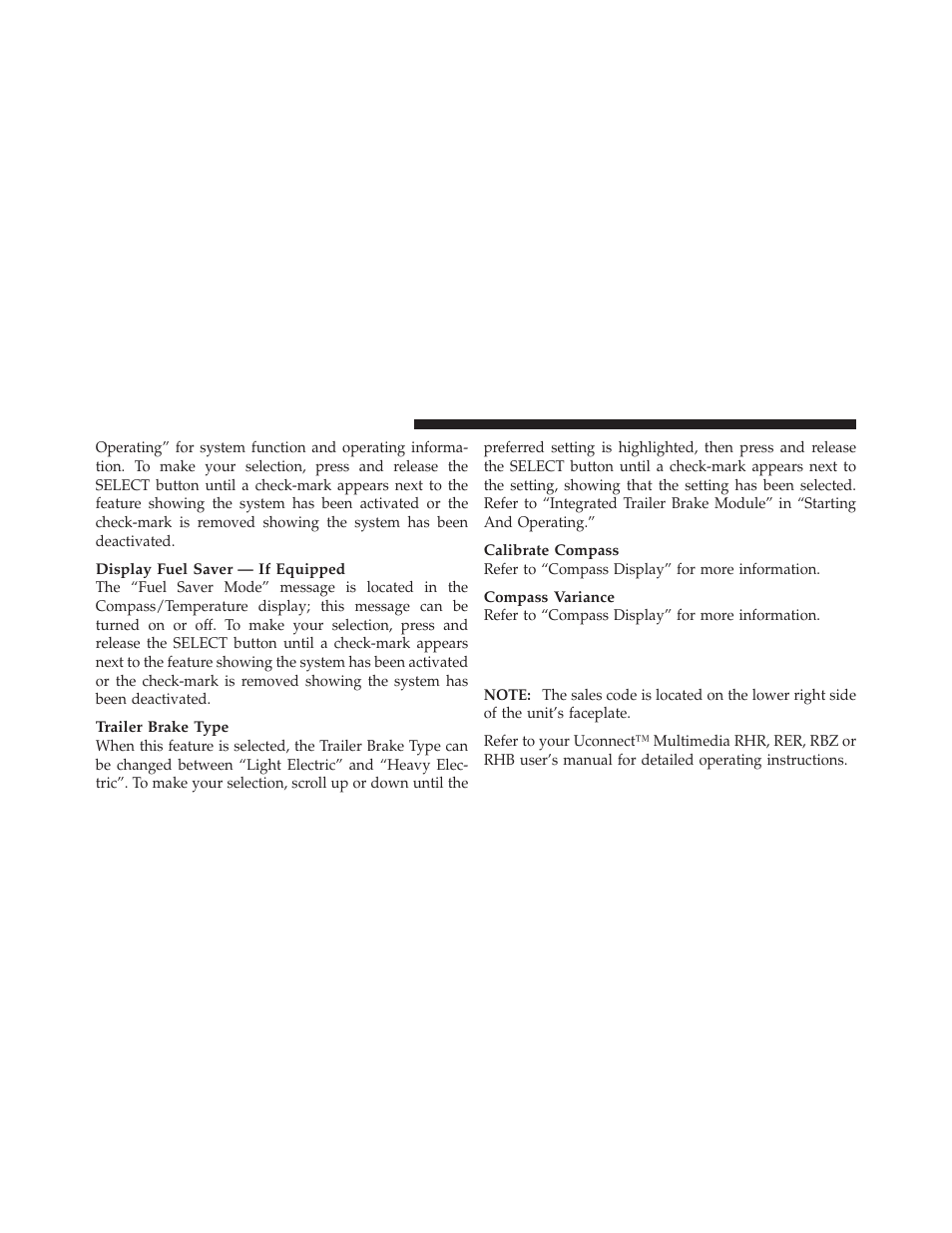 Media center 730n/430/430n (rhr/rer, Rbz/rhb) cd/dvd/hdd/nav — if equipped | Dodge 2012 Ram User Manual | Page 290 / 730