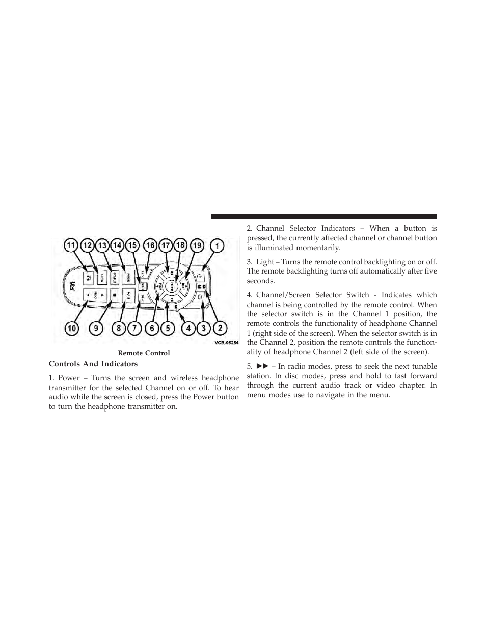 Remote control | Dodge 2012 Ram User Manual | Page 334 / 730