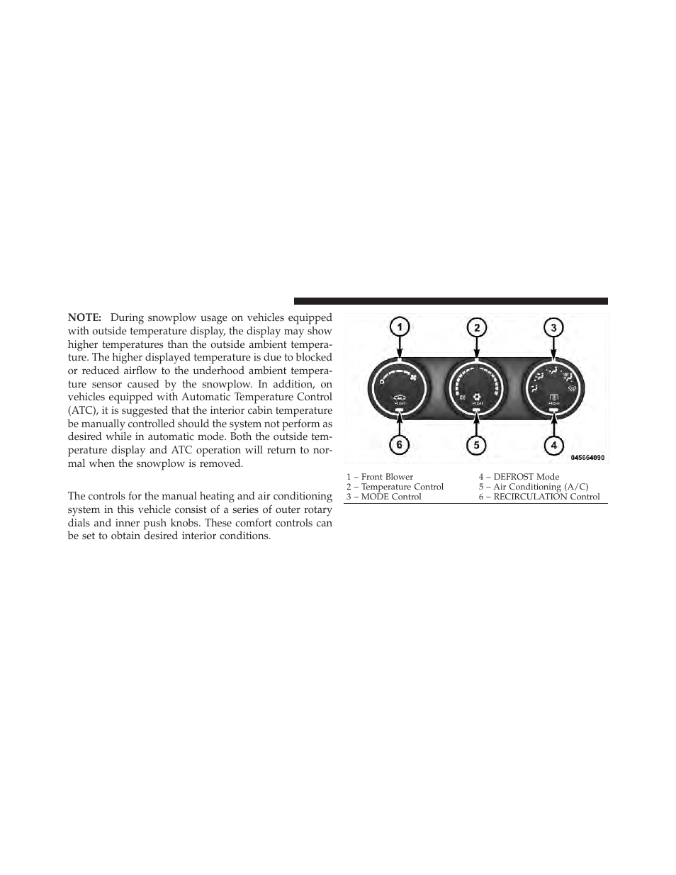 Manual heating and air conditioning system, Manual heating and air conditioning, System | Dodge 2012 Ram User Manual | Page 358 / 730