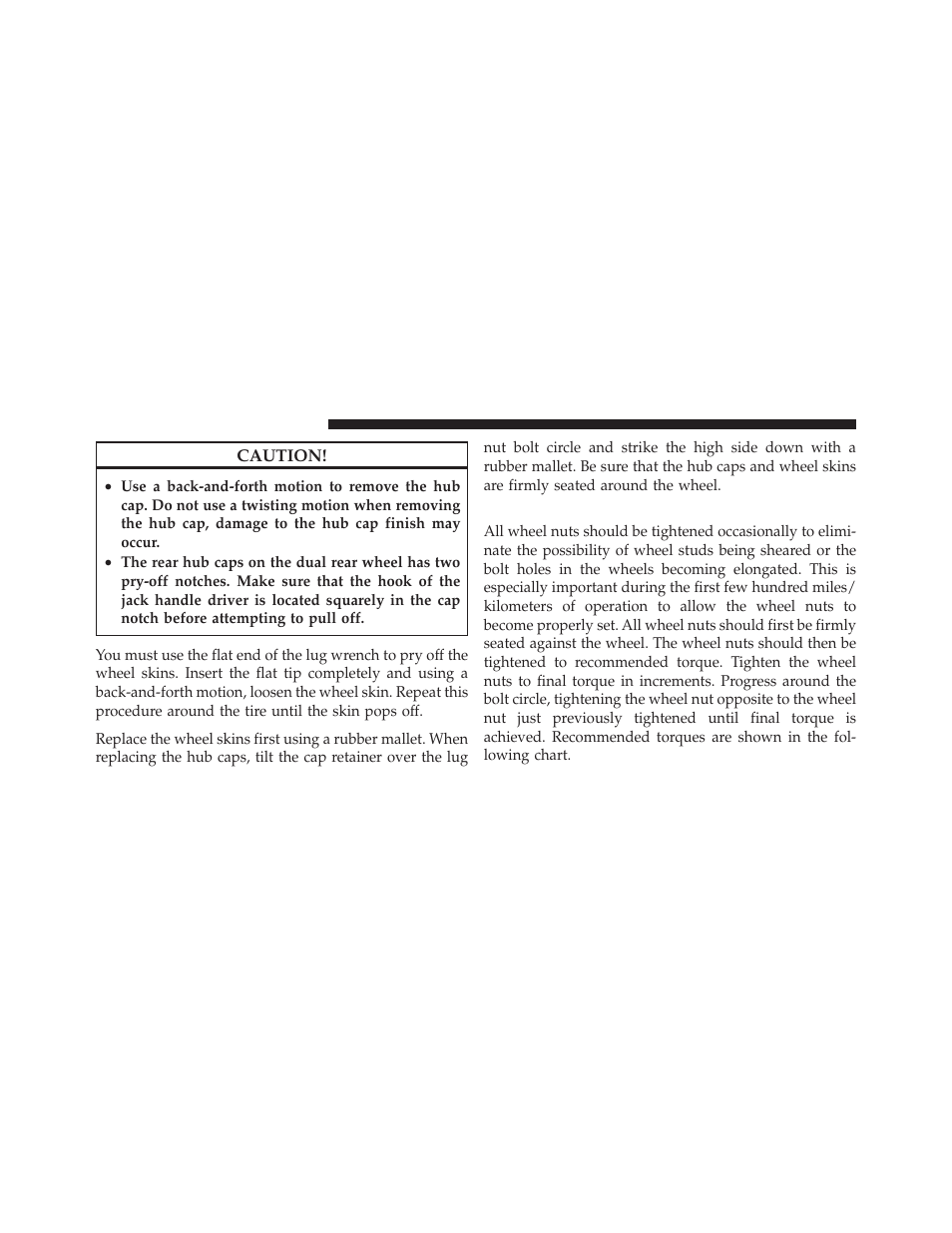 Wheel nuts | Dodge 2012 Ram User Manual | Page 602 / 730