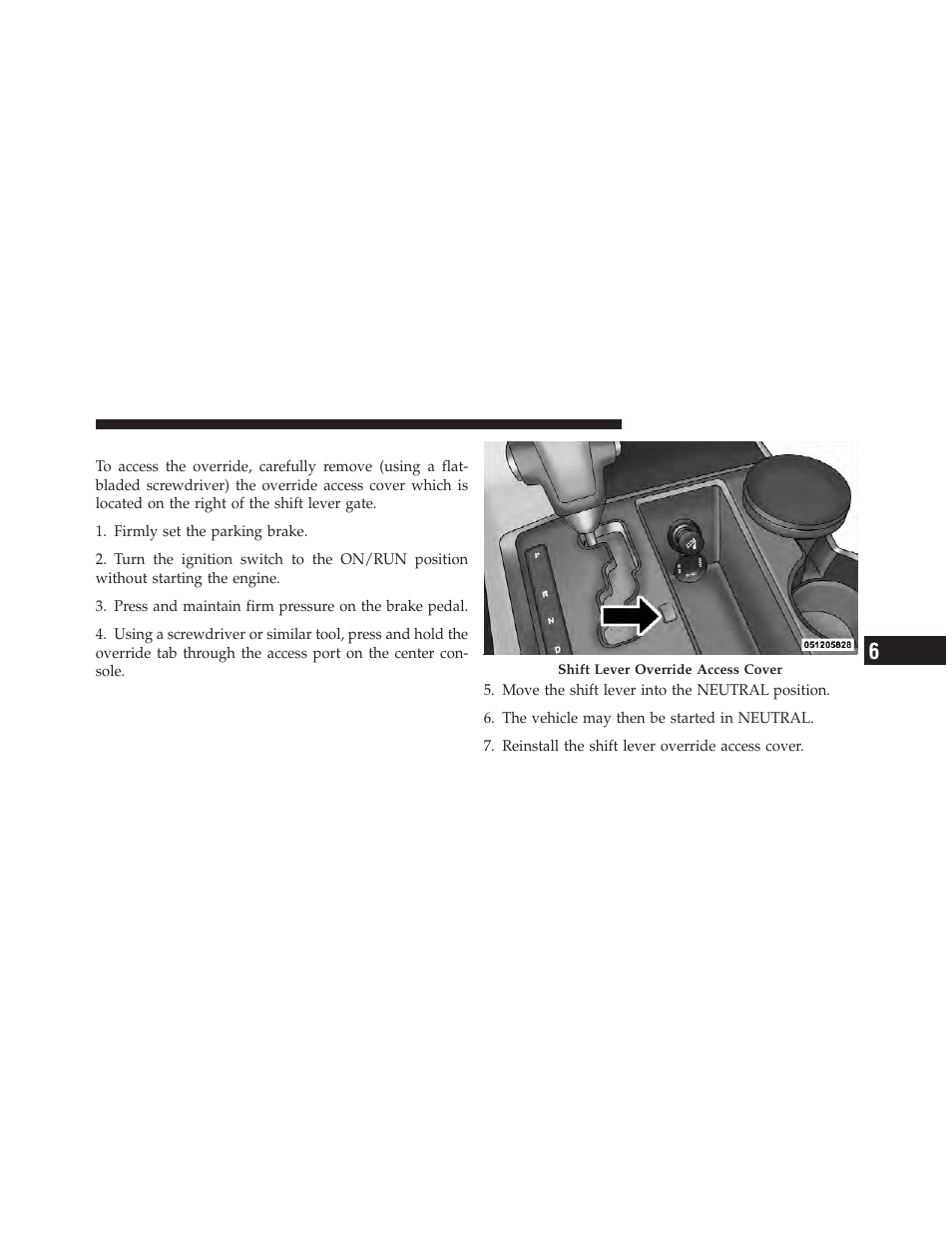 Center console shifter — if equipped | Dodge 2012 Ram User Manual | Page 613 / 730
