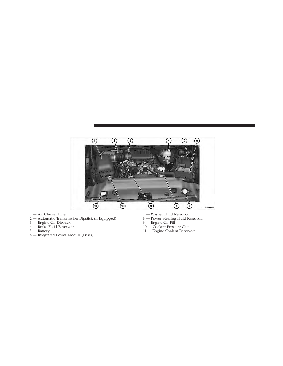 Engine compartment — 3.7l | Dodge 2012 Ram User Manual | Page 622 / 730