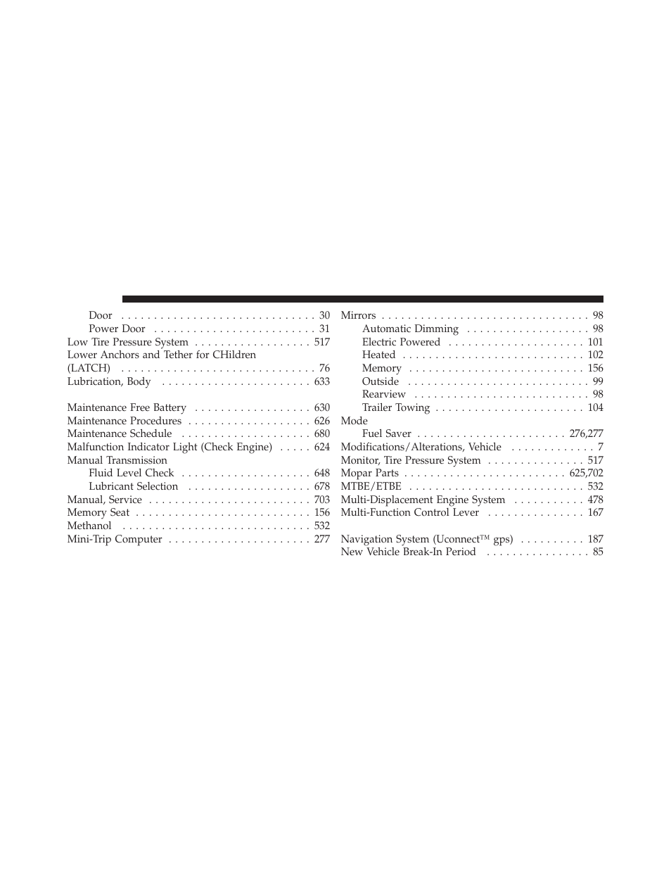 Dodge 2012 Ram User Manual | Page 720 / 730