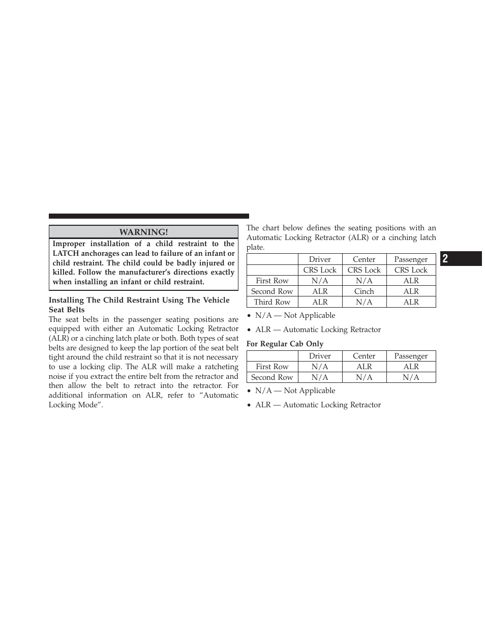Dodge 2012 Ram User Manual | Page 81 / 730