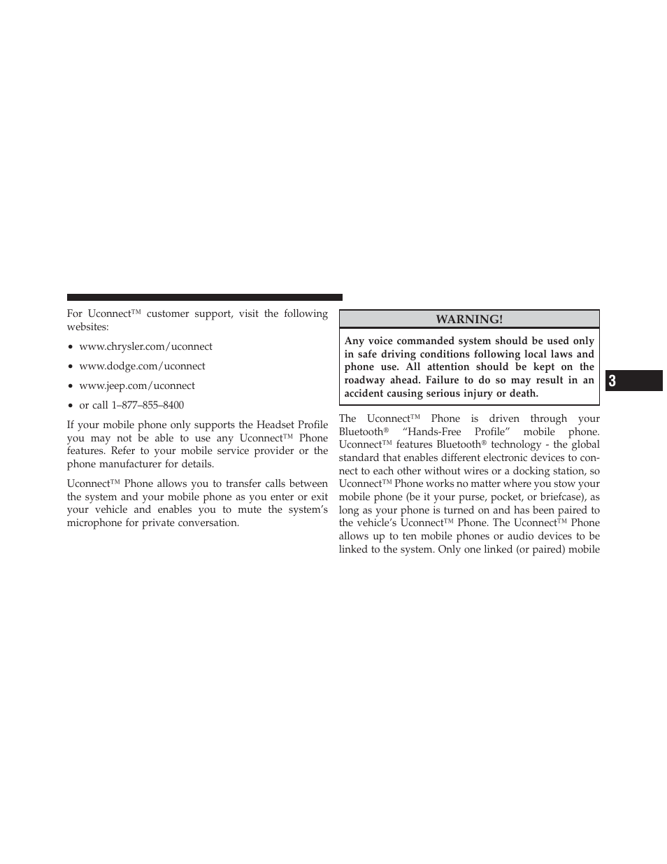 Dodge 2012 Charger SRT8 User Manual | Page 113 / 573