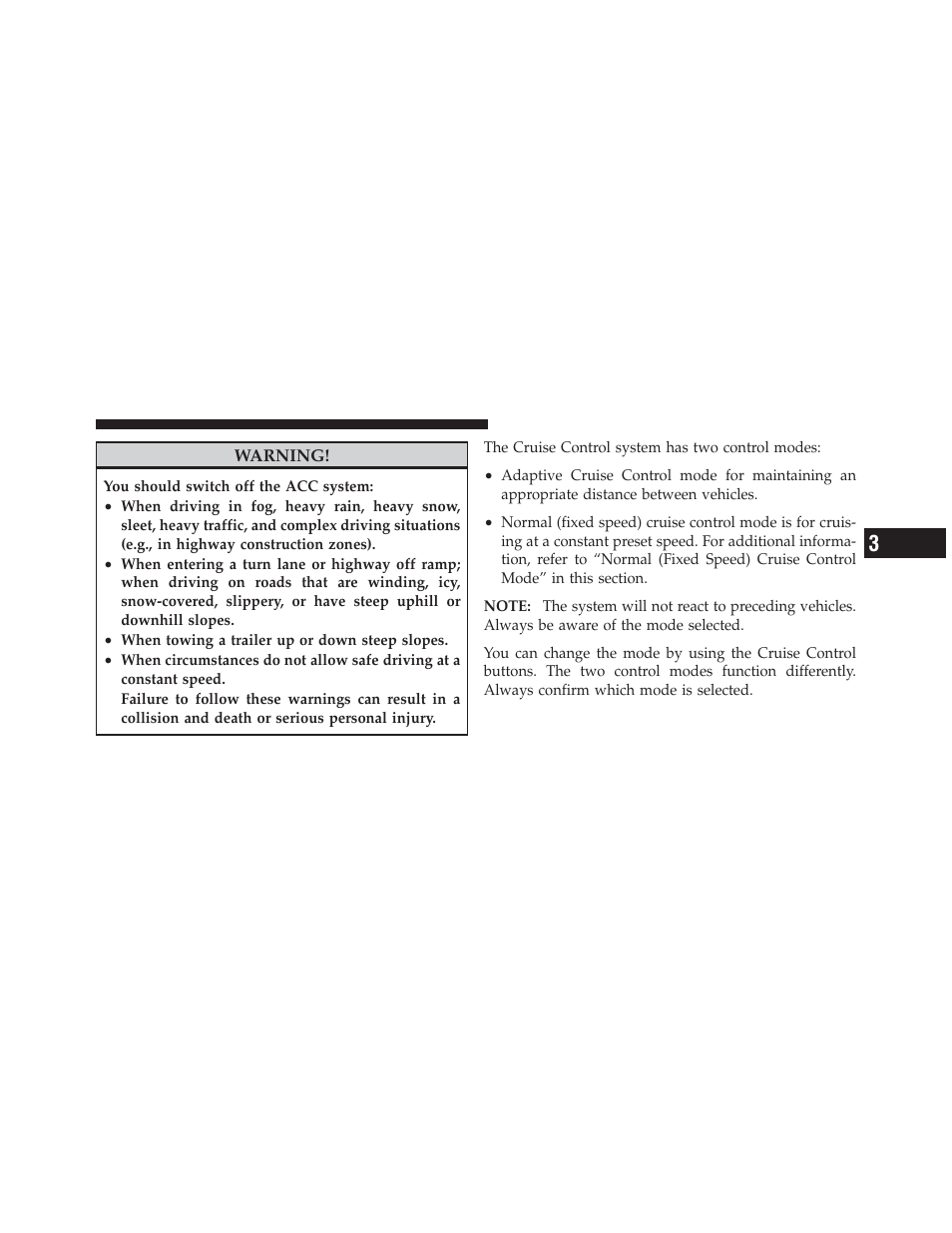 Dodge 2012 Charger SRT8 User Manual | Page 225 / 573