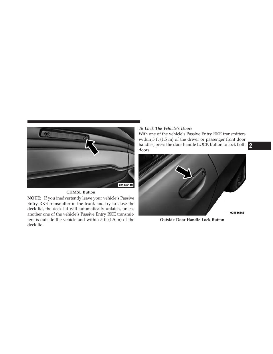 Dodge 2012 Charger SRT8 User Manual | Page 37 / 573