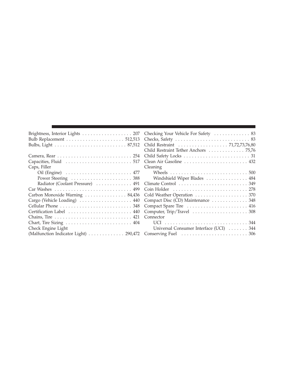 Dodge 2012 Charger SRT8 User Manual | Page 554 / 573