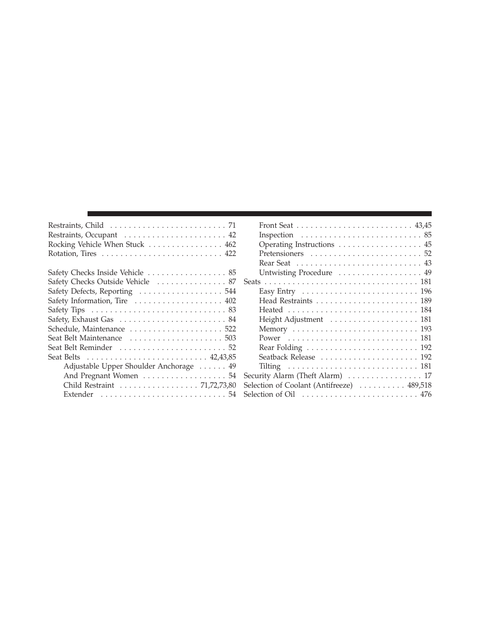 Dodge 2012 Charger SRT8 User Manual | Page 566 / 573