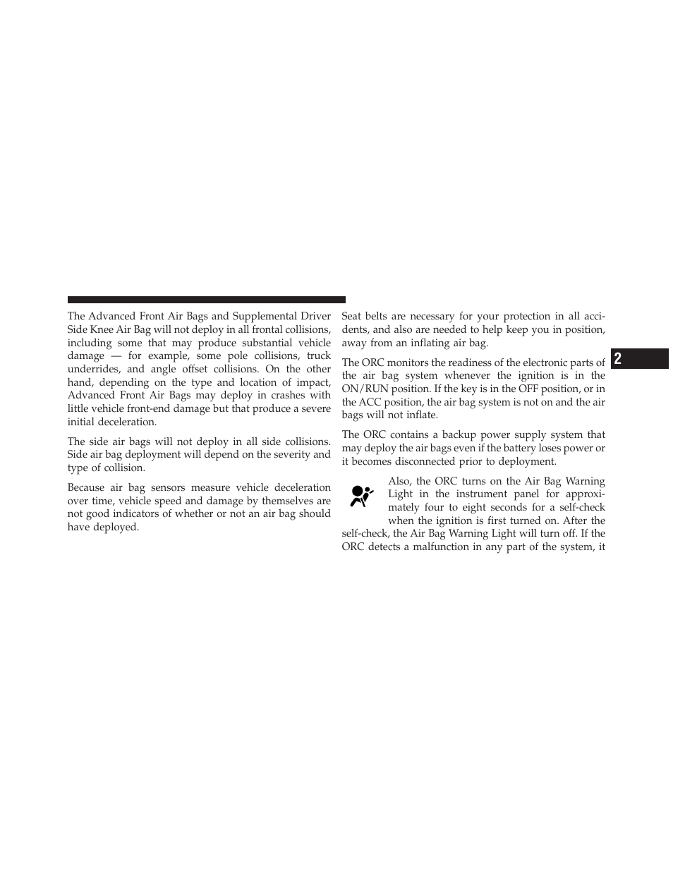 Dodge 2012 Charger SRT8 User Manual | Page 65 / 573