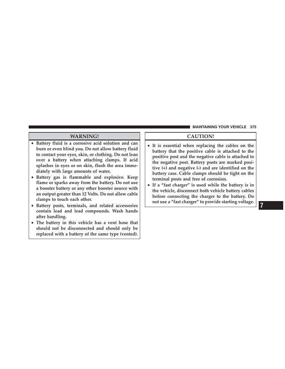 Dodge 2012 Challenger SRT8 User Manual | Page 377 / 471