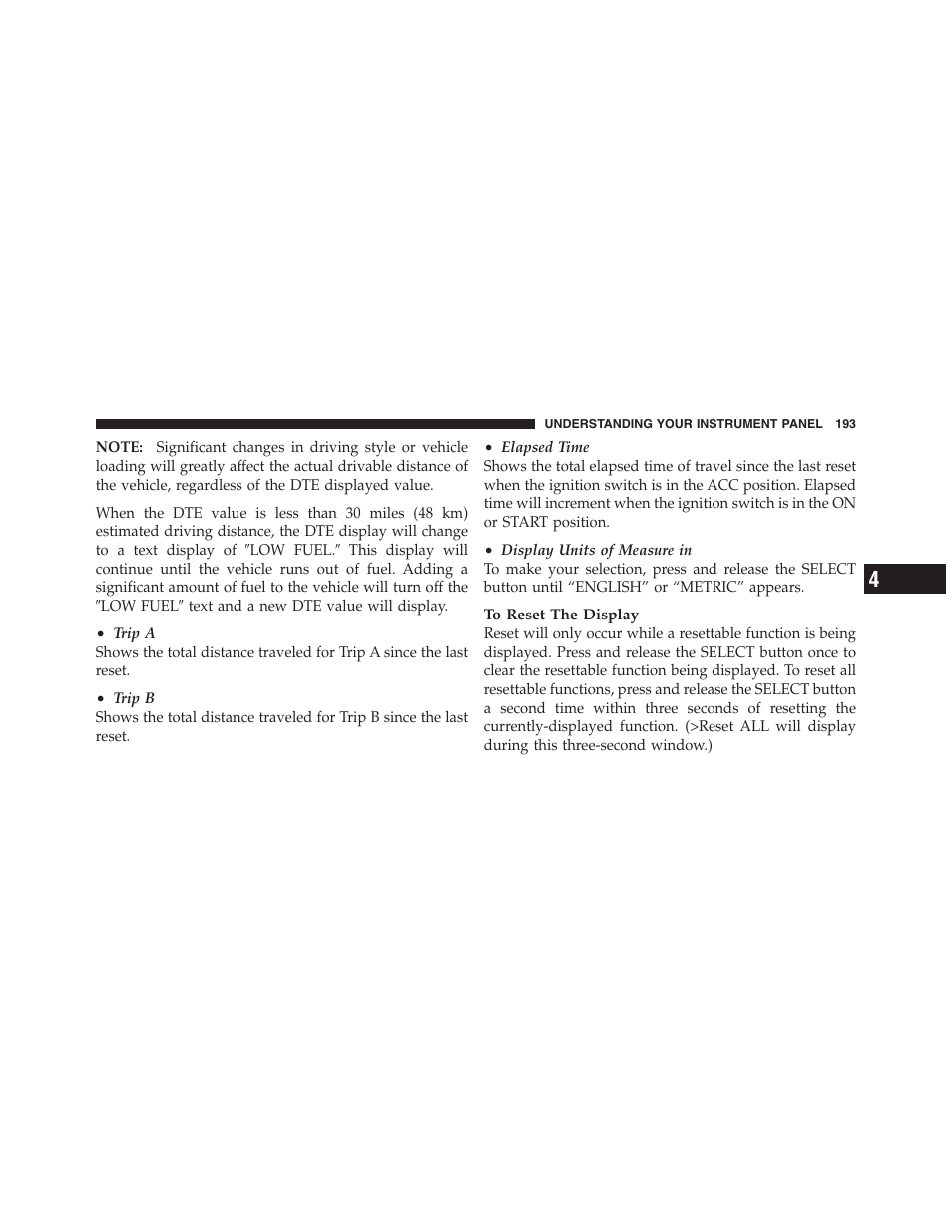 Dodge 2012 Challenger User Manual | Page 195 / 494