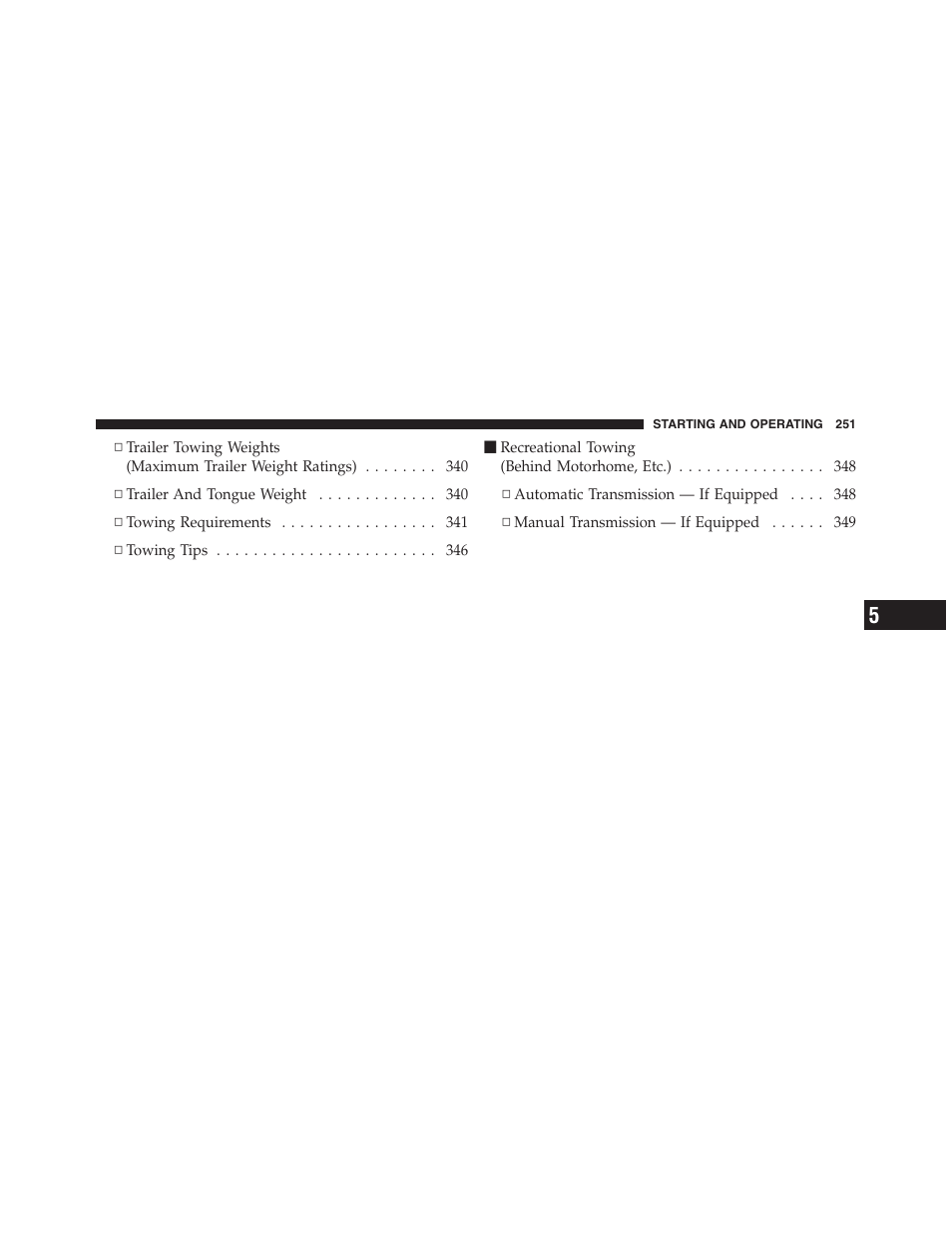 Dodge 2012 Challenger User Manual | Page 253 / 494