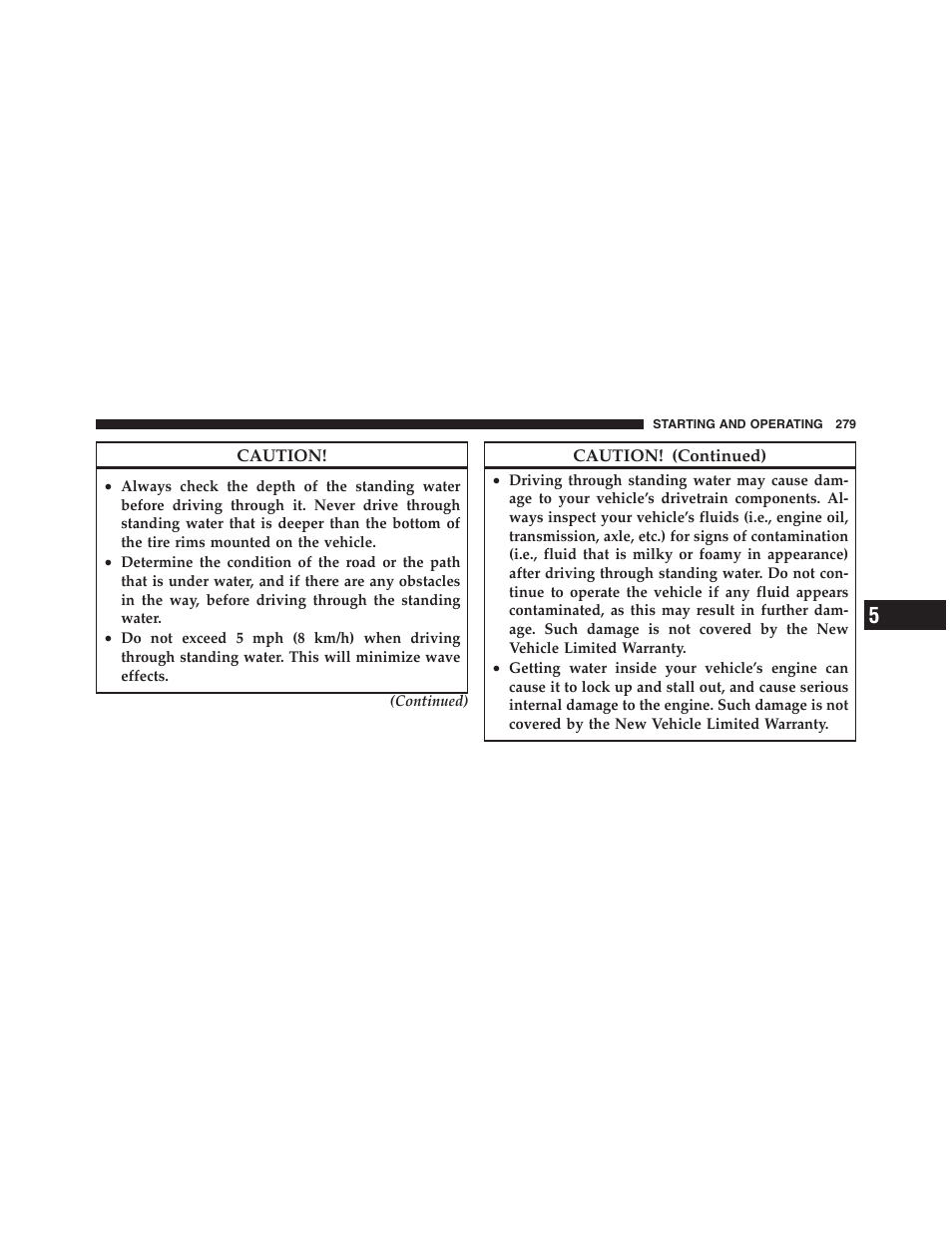 Dodge 2012 Challenger User Manual | Page 281 / 494