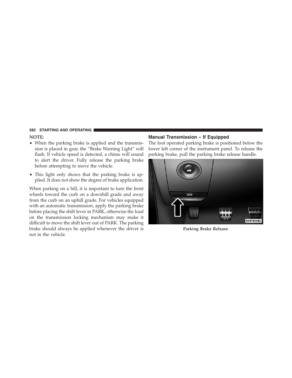 Manual transmission – if equipped | Dodge 2012 Challenger User Manual | Page 284 / 494