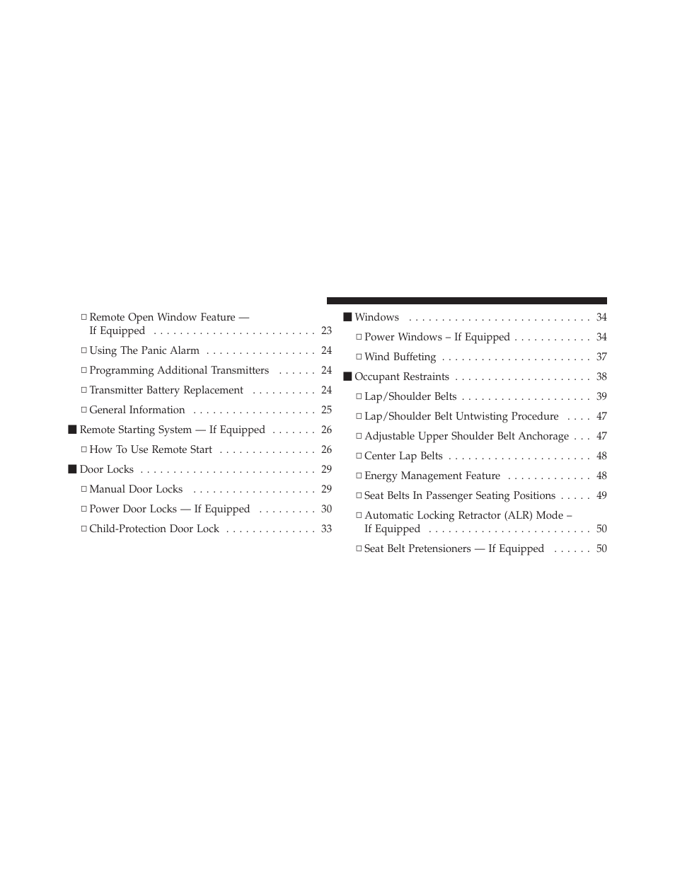 Dodge 2011 Ram User Manual | Page 12 / 636