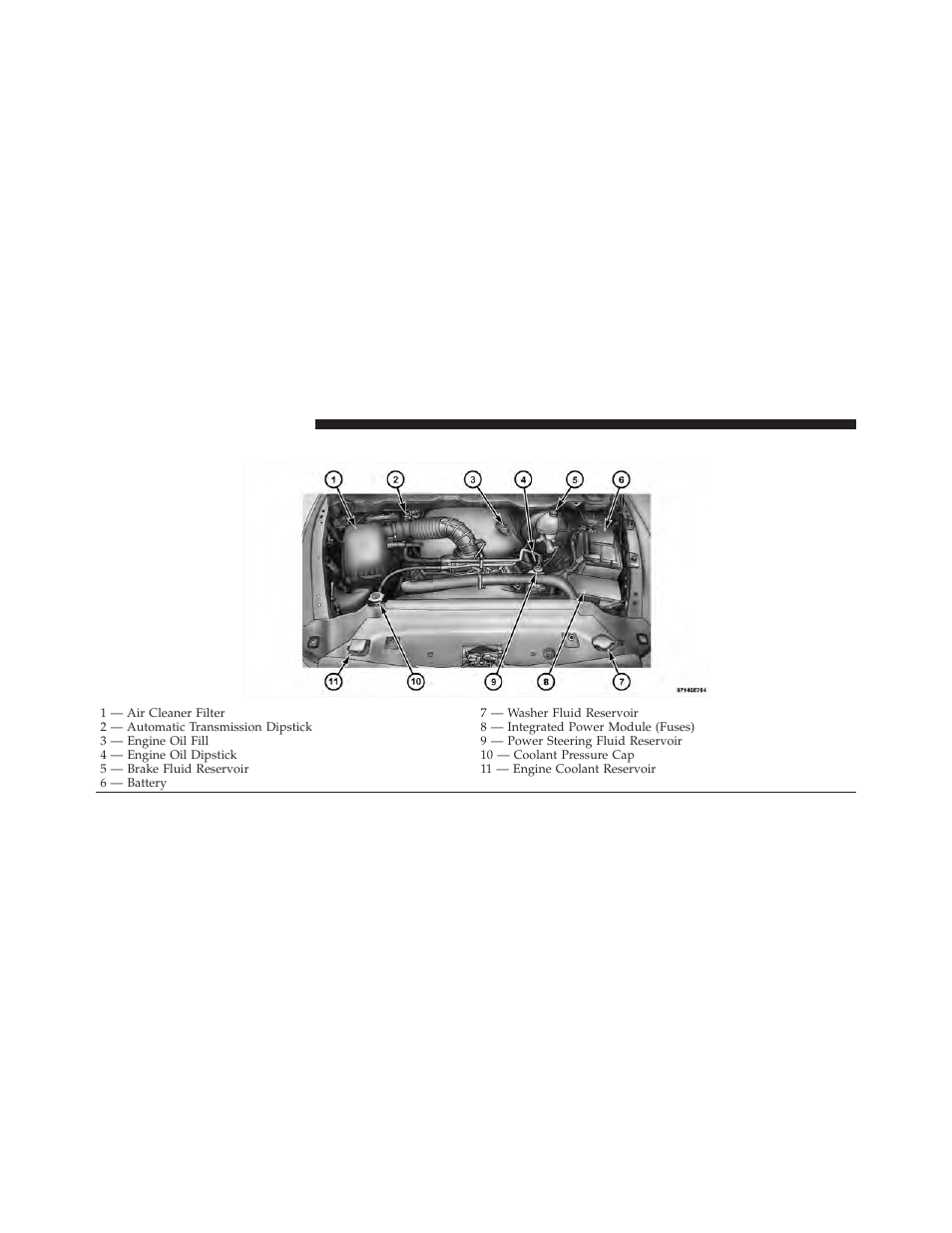 Engine compartment — 5.7l | Dodge 2011 Ram User Manual | Page 530 / 636