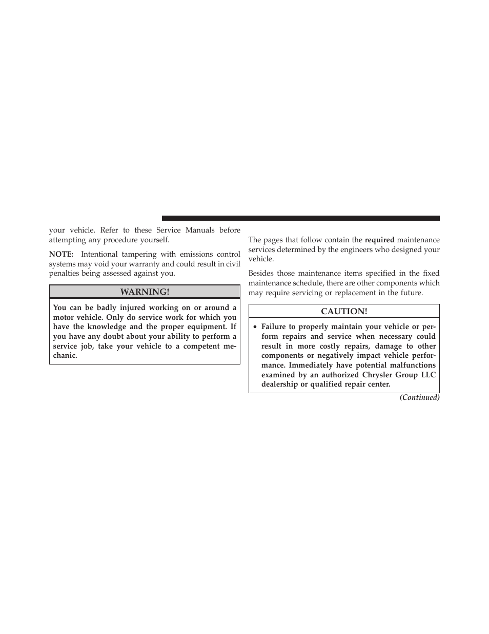 Maintenance procedures | Dodge 2011 Ram User Manual | Page 534 / 636