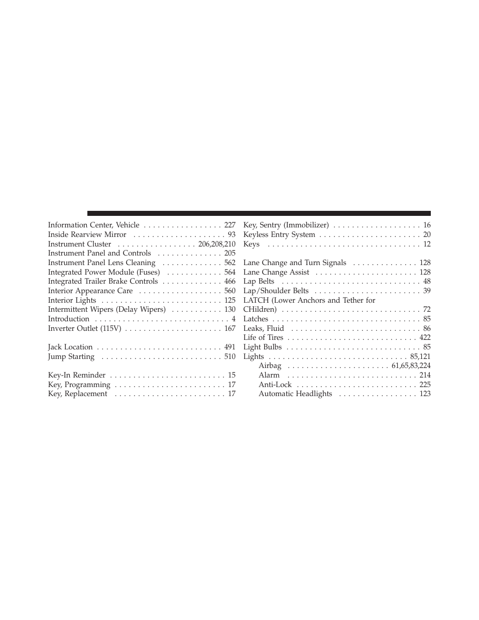 Dodge 2011 Ram User Manual | Page 624 / 636