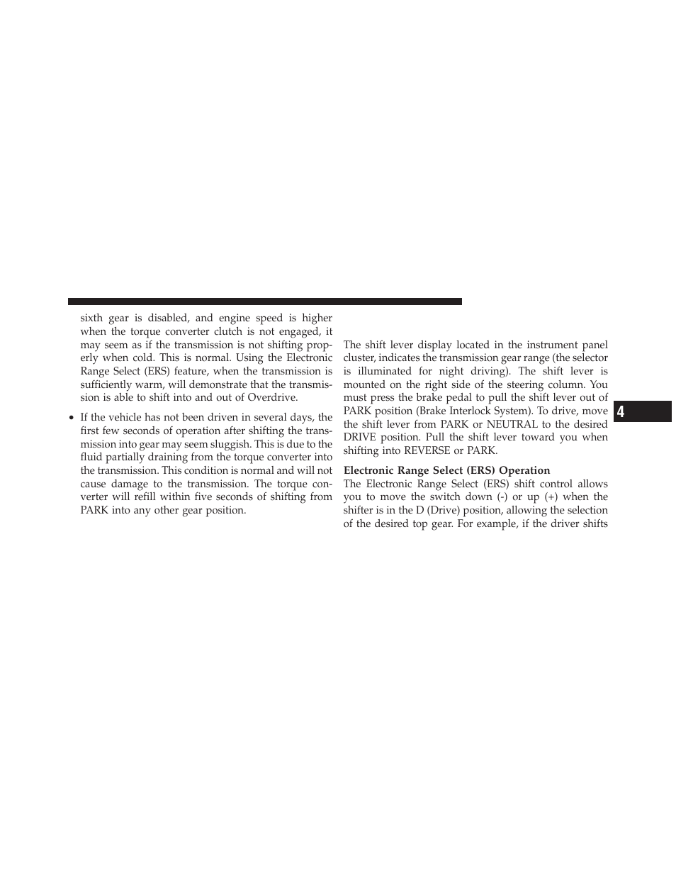 Automatic transmission with overdrive, As68rc) – if equipped (chassis cab only) | Dodge 2011 Ram Diesel User Manual | Page 71 / 174