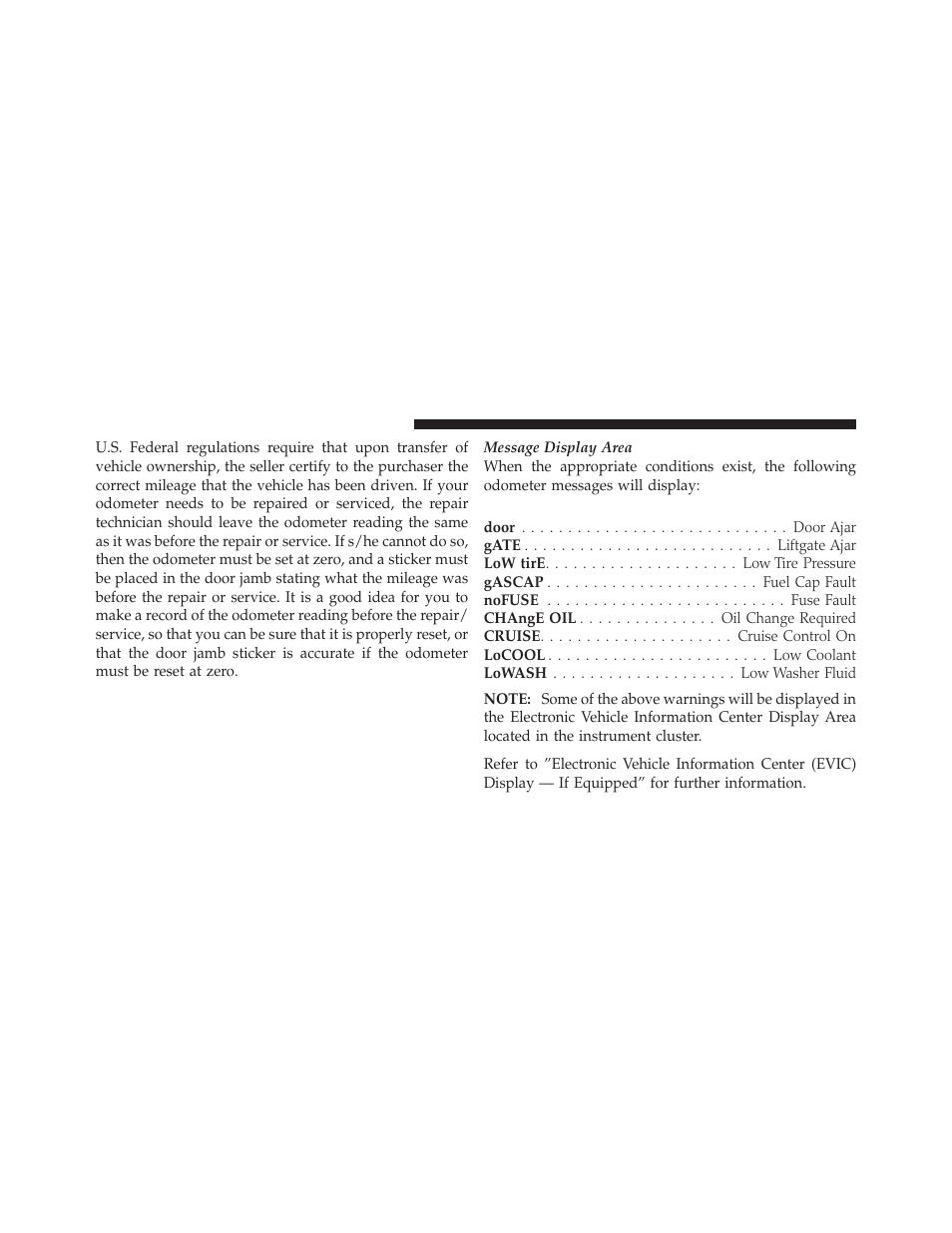 Dodge 2011 Grand Caravan User Manual | Page 252 / 562