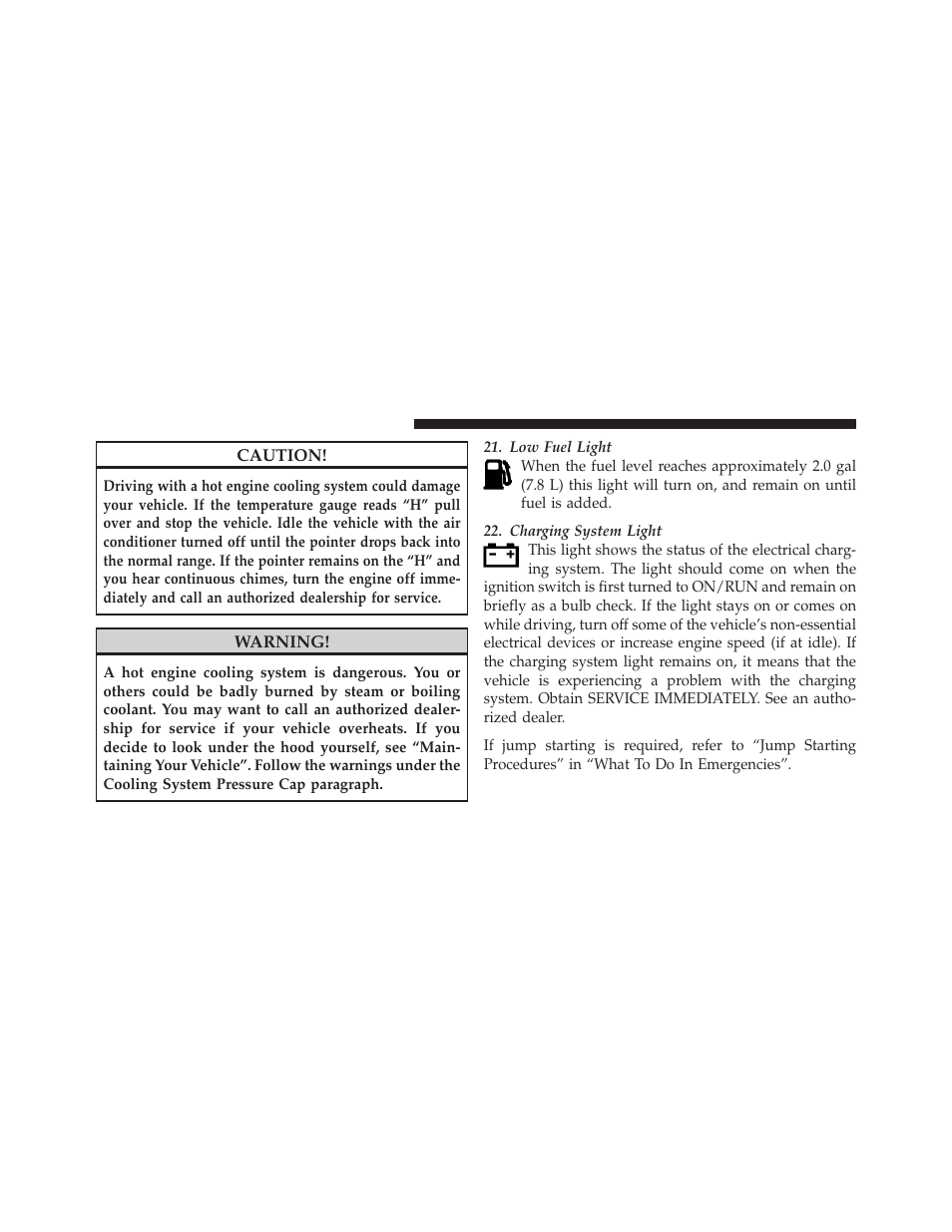 Dodge 2011 Grand Caravan User Manual | Page 262 / 562