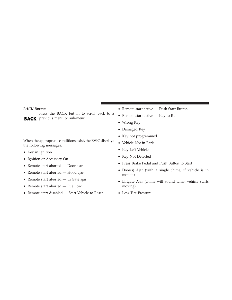 Electronic vehicle information center (evic), Displays | Dodge 2011 Grand Caravan User Manual | Page 270 / 562
