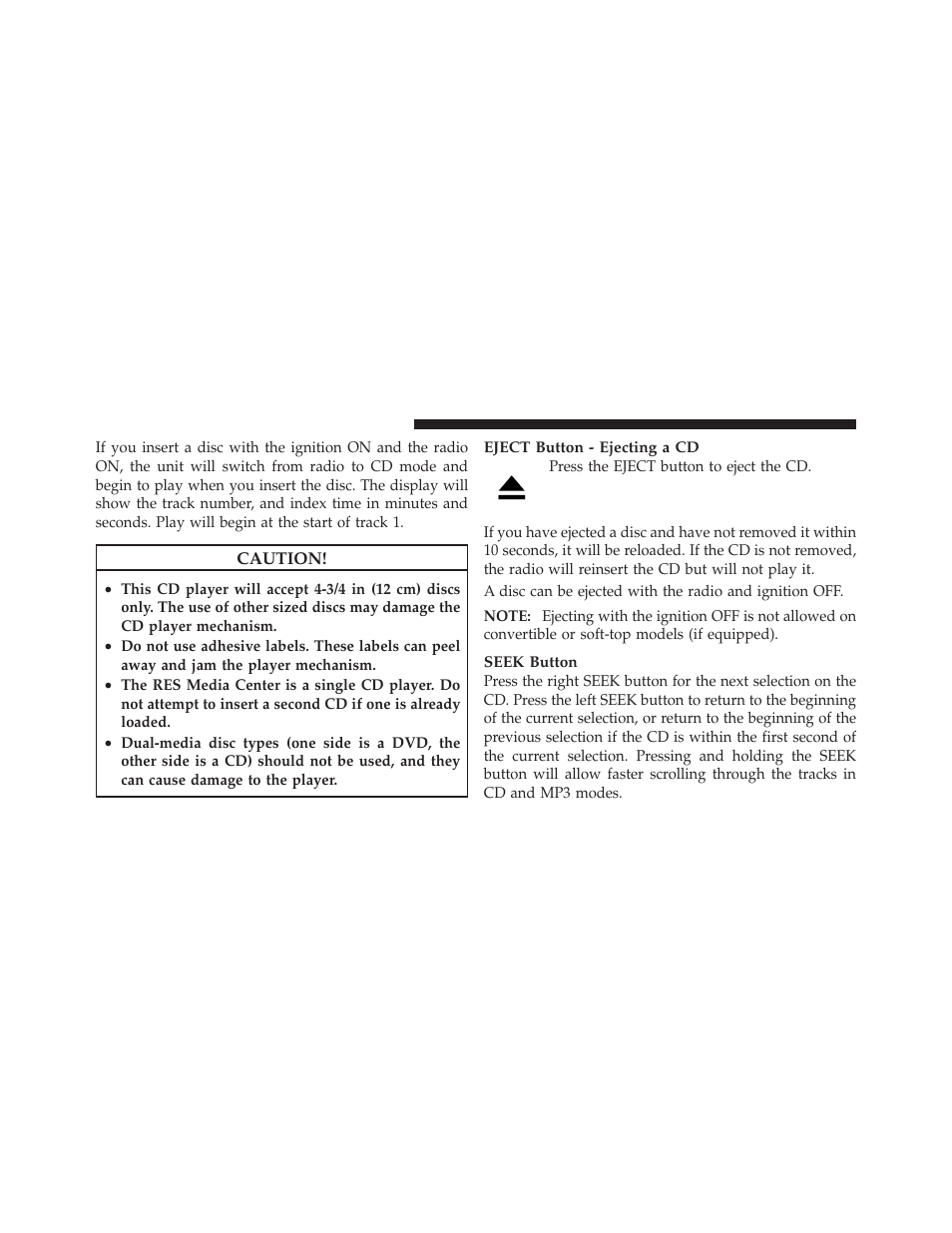Dodge 2011 Grand Caravan User Manual | Page 292 / 562