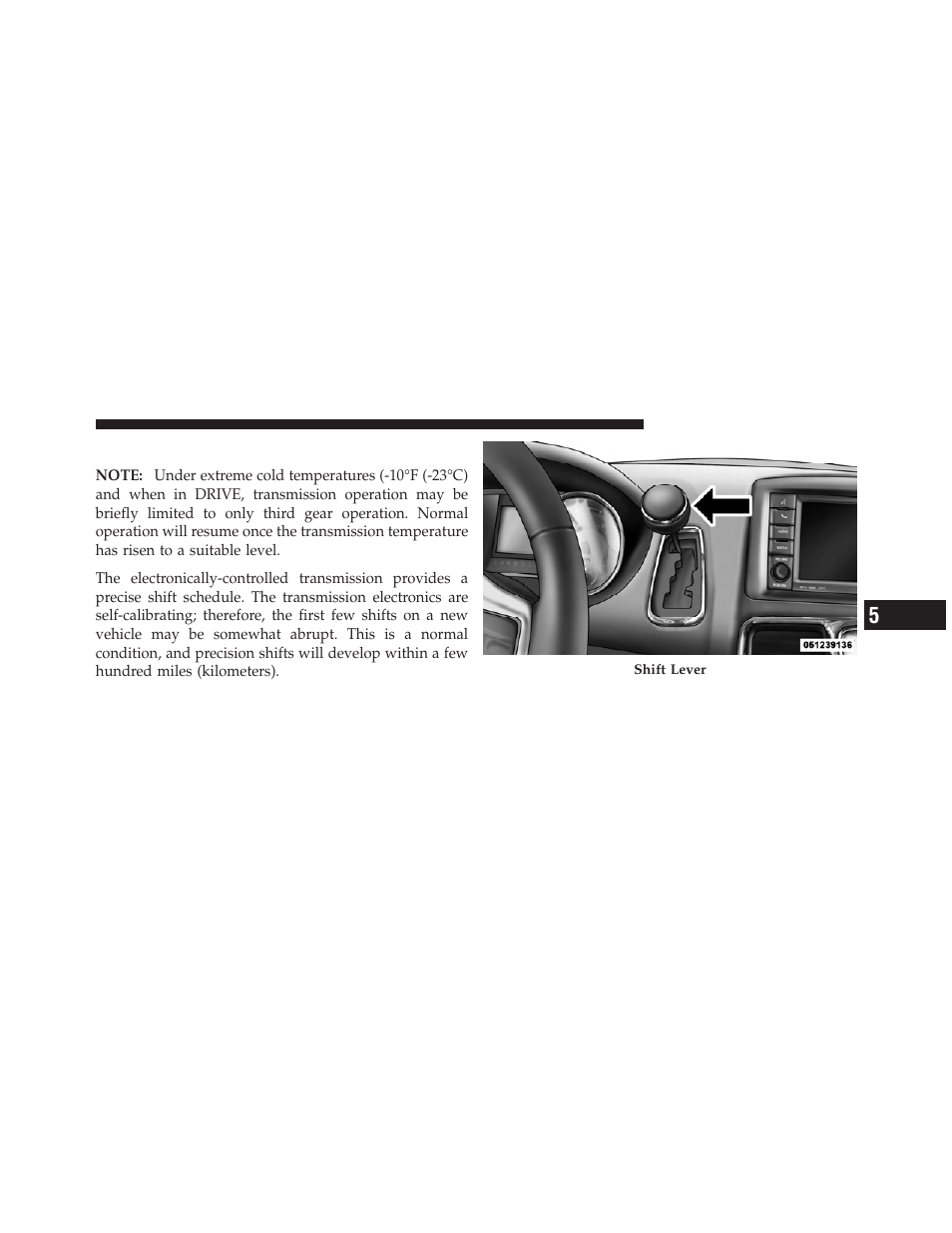 Six-speed automatic transmission | Dodge 2011 Grand Caravan User Manual | Page 359 / 562