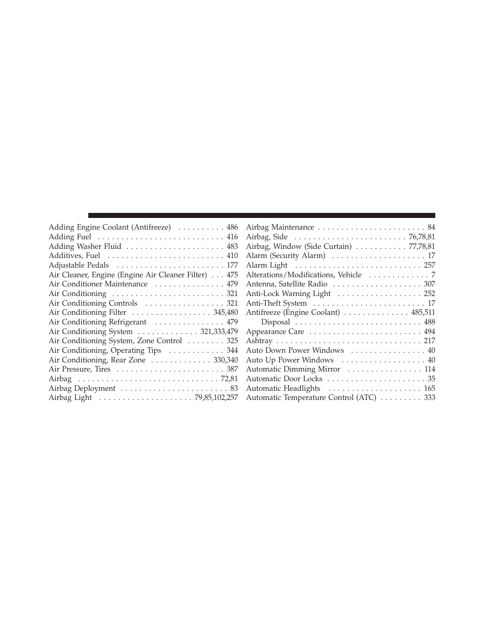 Dodge 2011 Grand Caravan User Manual | Page 542 / 562