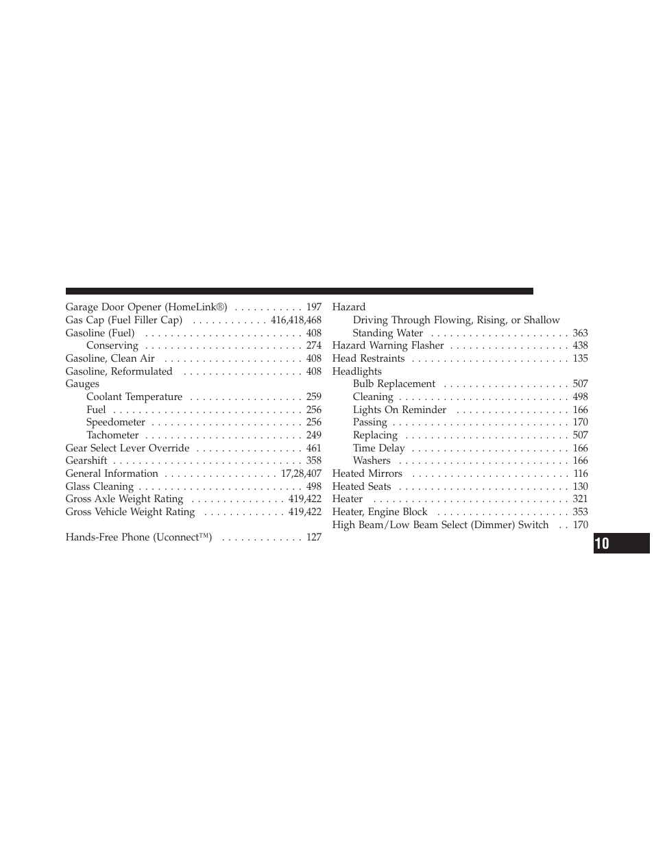 Dodge 2011 Grand Caravan User Manual | Page 549 / 562